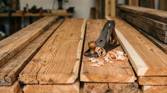 Close-up of Canadian red cedar wood grain — LEXLETIX sauna material